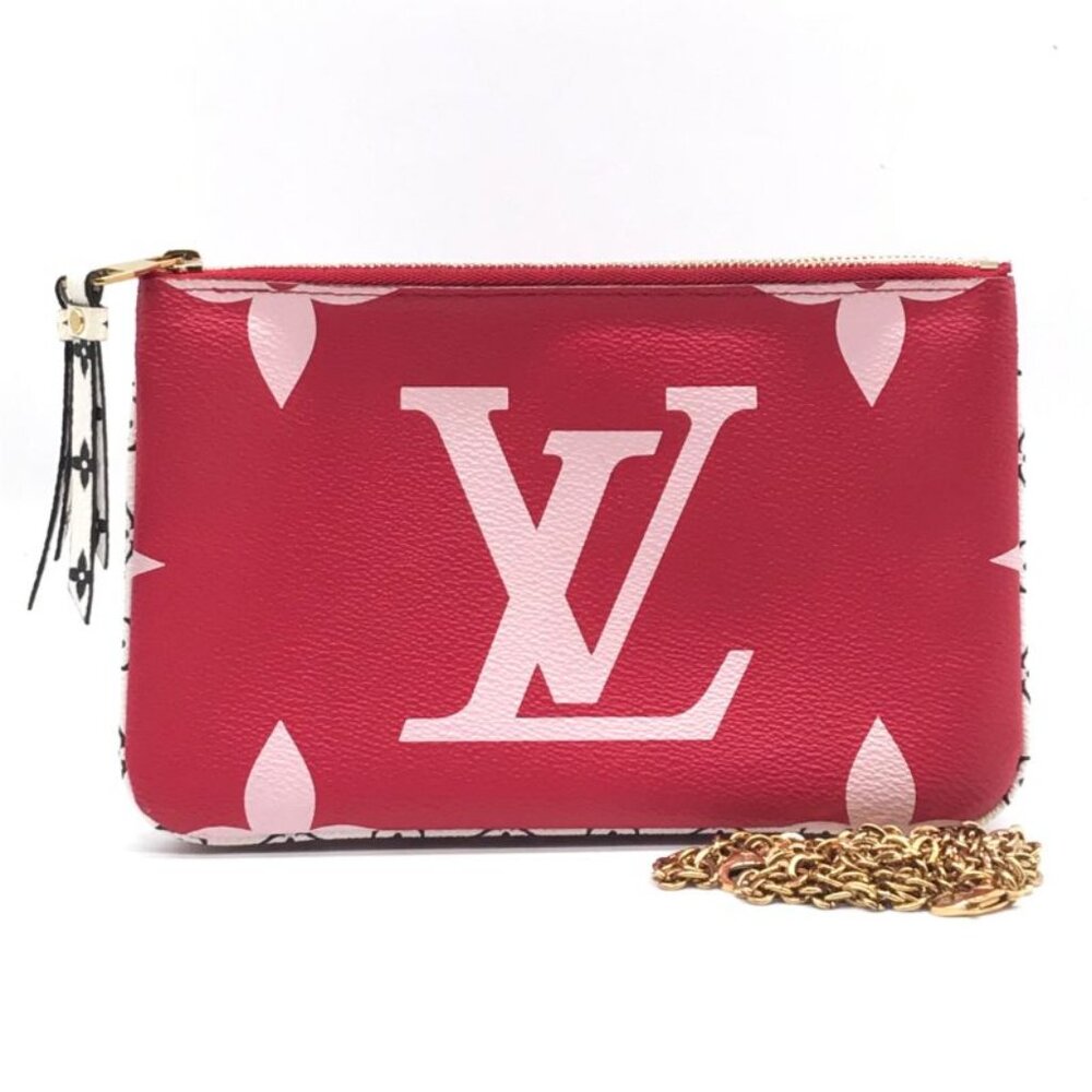 Louis Vuitton Monogram Giant Pochette Double Zip Shoulder Bag Price Negotiation